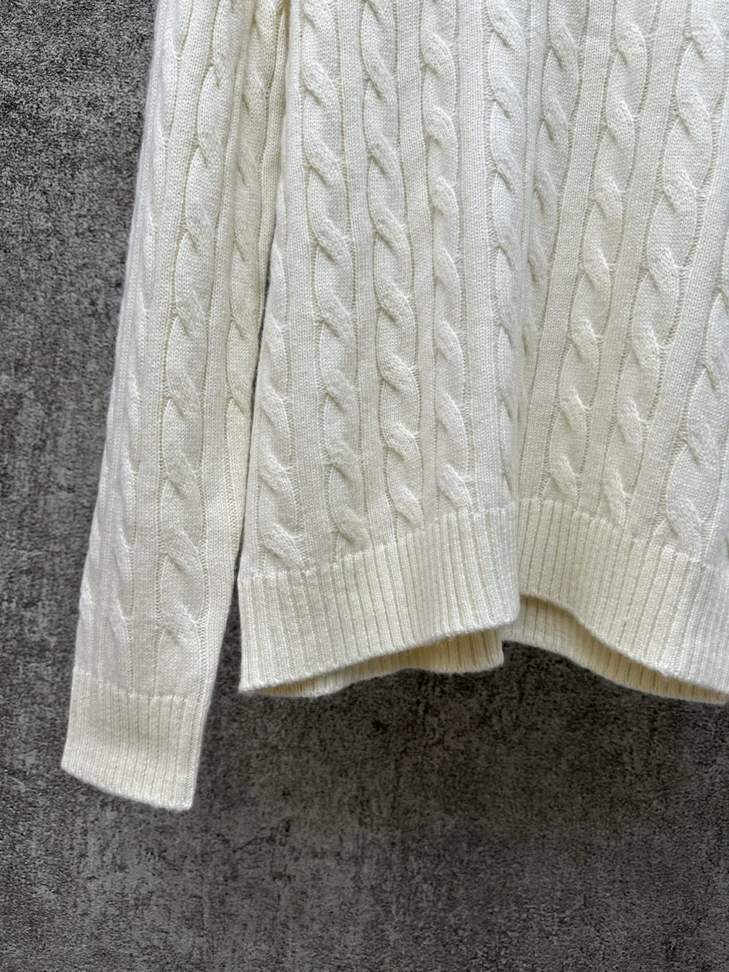🅿️520 Polo Ralph Lauren 25ss solid color stand collar half zipper long sleeve sweater Size: S M L XL